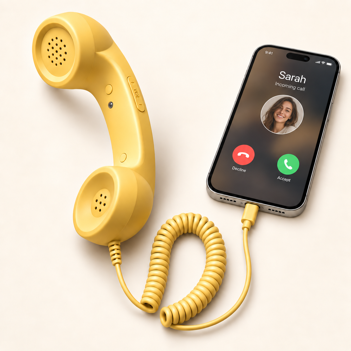 Dial Ring™ – Auricular de Teléfono Retro