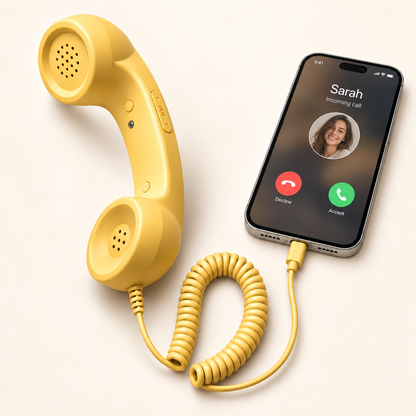 Dial Ring™ – Auricular de Teléfono Retro