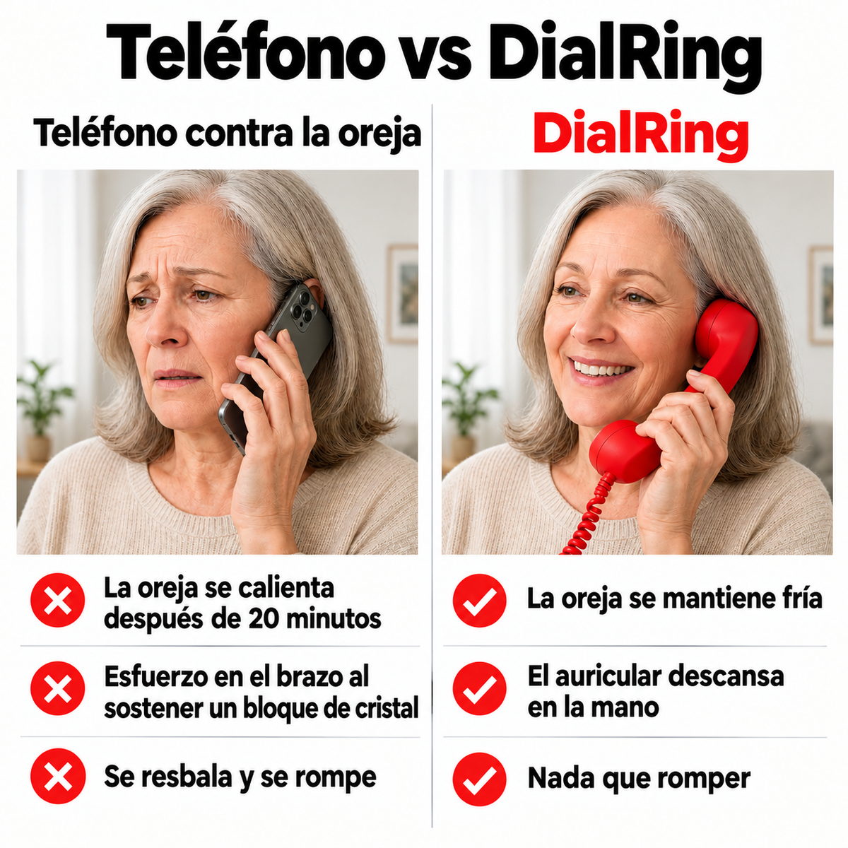Dial Ring™ – Auricular de Teléfono Retro